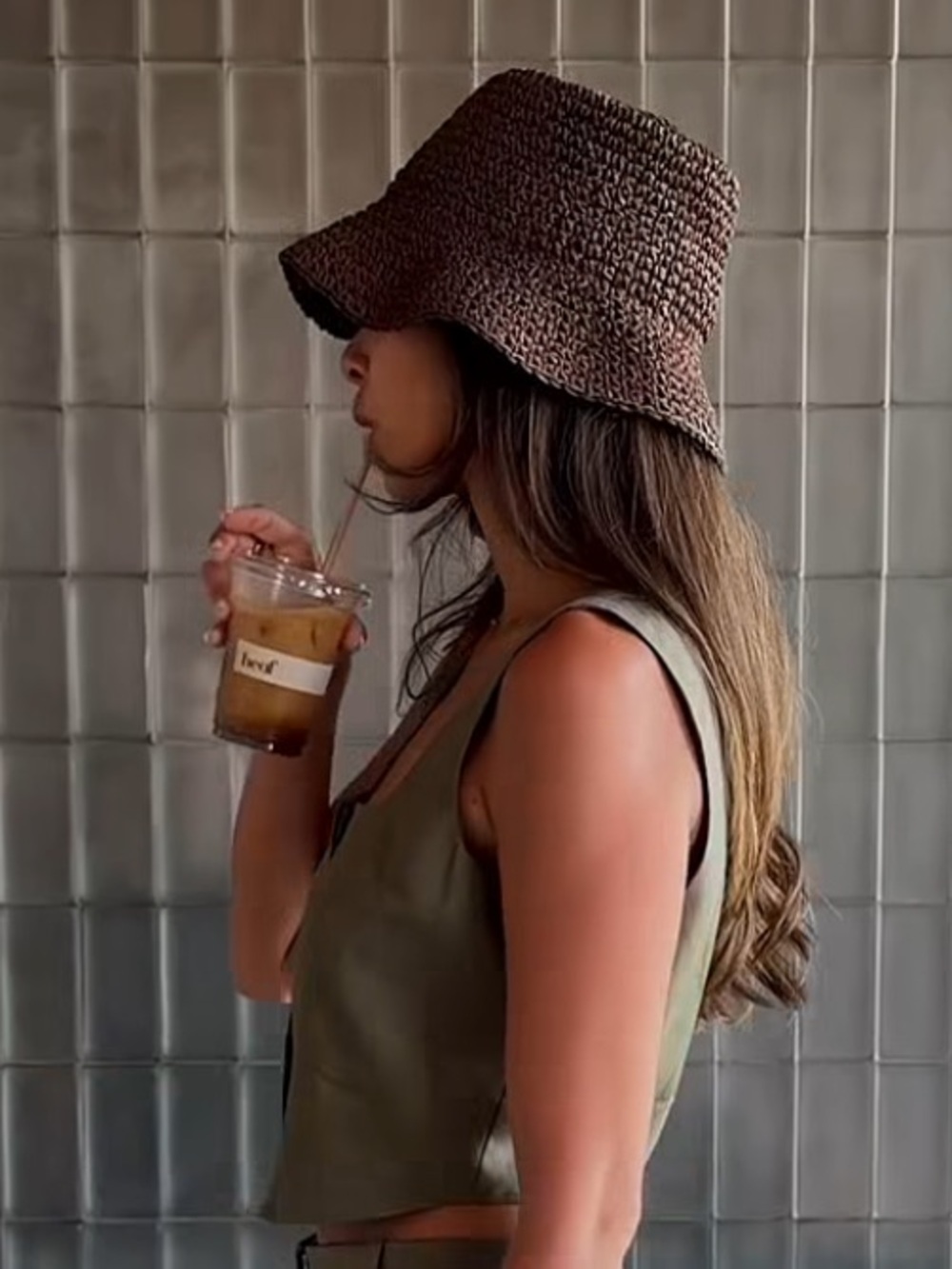 Brown Corduroy Bucket Hat